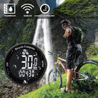 MONTOP Vezeték nélküli kerékpár számláló vízálló sebességmérő LCD kijelzővel 3