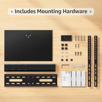 MOUNTUP Univerzális TV Állvány 24-60 Colos Televízióhoz, Max. 40 kg Teherbírás, EU1335 Asztali TV Talp 8
