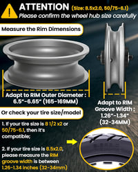 Monuary 2db Tömör Elektromos Roller Gumi 8,5x2 Xiaomi M365 Kompatibilis 2