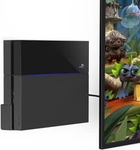 Monzlteck PS4 Fali Tartó Eredeti Modellhez - TV Mögé Szerelhető Helytakarékos 1