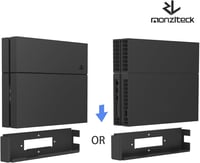 Monzlteck PS4 Fali Tartó Eredeti Modellhez - TV Mögé Szerelhető Helytakarékos 4