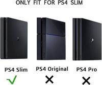 Monzlteck PS4 Slim Fali Tartó, Konzol Állvány TV Mögé vagy Mellé, Tárolás és Szervezés 3