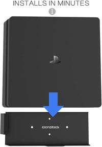 Monzlteck PS4 Slim Fali Tartó, Konzol Állvány TV Mögé vagy Mellé, Tárolás és Szervezés 4