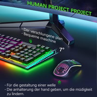 MOOJAY RGB Háttérvilágítású Vezeték Nélküli Billentyűzet és Egér Szett - Újratölthető 2.4G Gamer Kombó Ergonomikus Kialakítással PC/Laptop/W 5