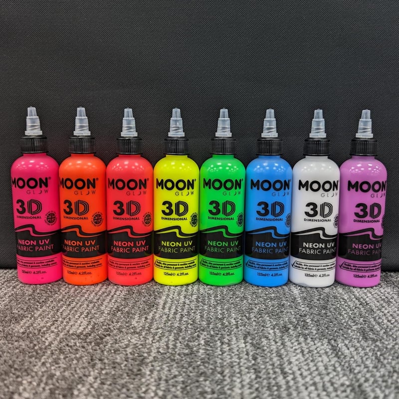 Moon Glow Neon UV 3D Textil Festék Intenzív Zöld 125ml