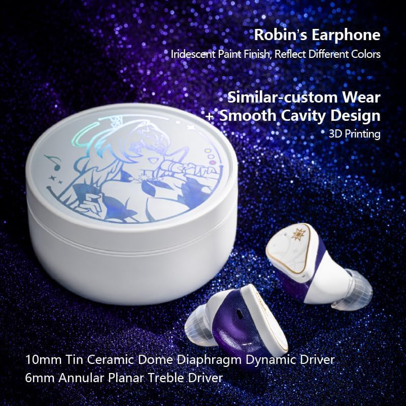 Moondrop Robin Wireless Fülhallgató Hibrid Meghajtó ANC Technológia