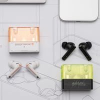Bezdrôtové slúchadlá Moondrop Space Travel 2 HiFi TWS Bluetooth 6.0 s aktívnym potlačením hluku (ANC), herným režimom s nízkou latenciou, SBC/AAC – čierne 2