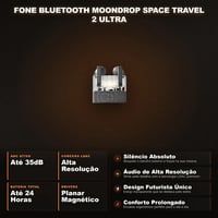 Bezdrôtové slúchadlá Moondrop Space Travel 2 Ultra TWS Bluetooth 6.0 LDAC 13mm 6