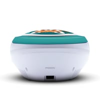 mooov 477414 Detský CD prehrávač Panda MP3 a USB port – AUX-in – konektor na slúchadlá – prenosná stanica s rukoväťou – napájanie zo siete alebo na batérie 4