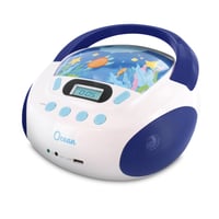 Mooov Ocean 477170 CD player portabil pentru copii - USB, AUX-IN, difuzor - albastru/alb 3