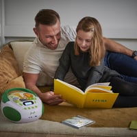 mooov Jungle CD lejátszó gyerekeknek, USB, AUX-IN, hordozható - zöld/fehér 7