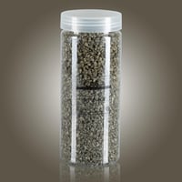 moorg Dekoratív Kavicsok Vázákhoz, Barna Üveg Díszítőkövek 2,5-4mm Méretben, 1180g, Lakásdekorációhoz, Asztaldíszhez 3