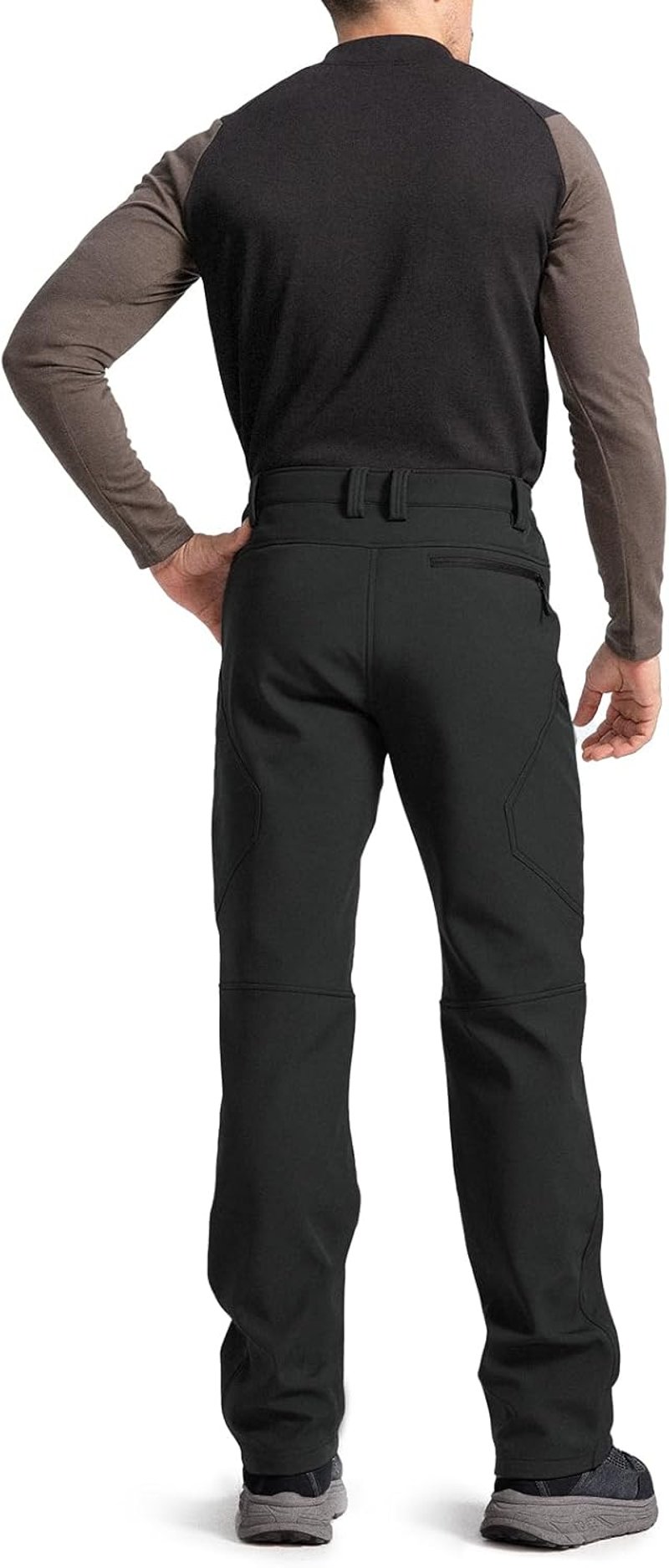 Moosehill férfi vízálló softshell téli nadrág meleg béléssel síeléshez