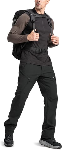 Moosehill férfi vízálló softshell téli nadrág meleg béléssel síeléshez 7