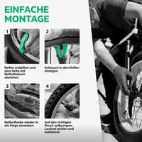MOOVMOOV 2 db 20 x 4.0 fat bike belső gumi 100-406 Schrader AV 33 mm egyenes szelepheggyel hegyikerékpár elektromos kerékpárhoz 7