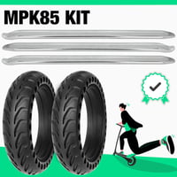 MOOVMOOV 8,5×2 Defektmentes Tömör Gumi Szett Xiaomi Rollerhez - 3 Szerelőrúddal, Elektromos Roller Alkatrész, Kerékcsere Készlet 2