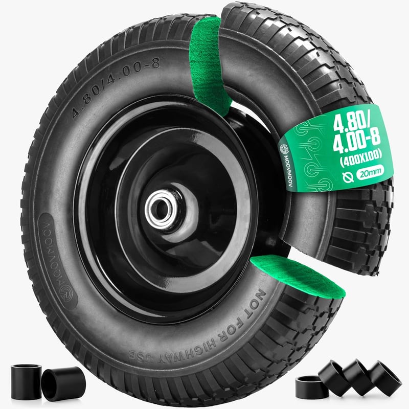 MOOVMOOV Defekt-mentes Talicska Kerék 4.80/4.00-8 Acélfelni 150kg