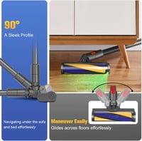 MoPei LED padlófej Dyson V8 V10 V11 V15 porszívóhoz, világító kefe kemény padlóhoz 6