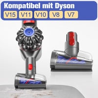 MoPei Mini Hajszívó Fej Dyson V15 V11 V10 V8 V7 Porszívókhoz - Kisállat Szőr Eltávolító Kefe Ágyhoz, Autóüléshez, Lépcsőhöz 2