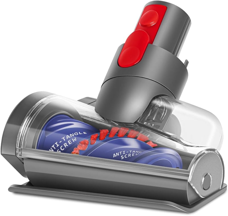 MoPei Mini Hajszívó Fej Dyson V15 V11 V10 V8 V7 Porszívókhoz - Kisállat Szőr Eltávolító Kefe Ágyhoz, Autóüléshez, Lépcsőhöz