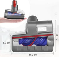 MoPei Mini Hajszívó Fej Dyson V15 V11 V10 V8 V7 Porszívókhoz - Kisállat Szőr Eltávolító Kefe Ágyhoz, Autóüléshez, Lépcsőhöz 7
