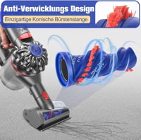 MoPei Mini Hajszívó Fej Dyson V15 V11 V10 V8 V7 Porszívókhoz - Kisállat Szőr Eltávolító Kefe Ágyhoz, Autóüléshez, Lépcsőhöz 3
