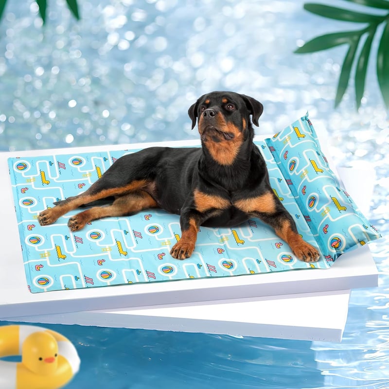 MORA PETS Hűtőmatrac kutyáknak macskáknak 100x70cm géles önhűtő párna