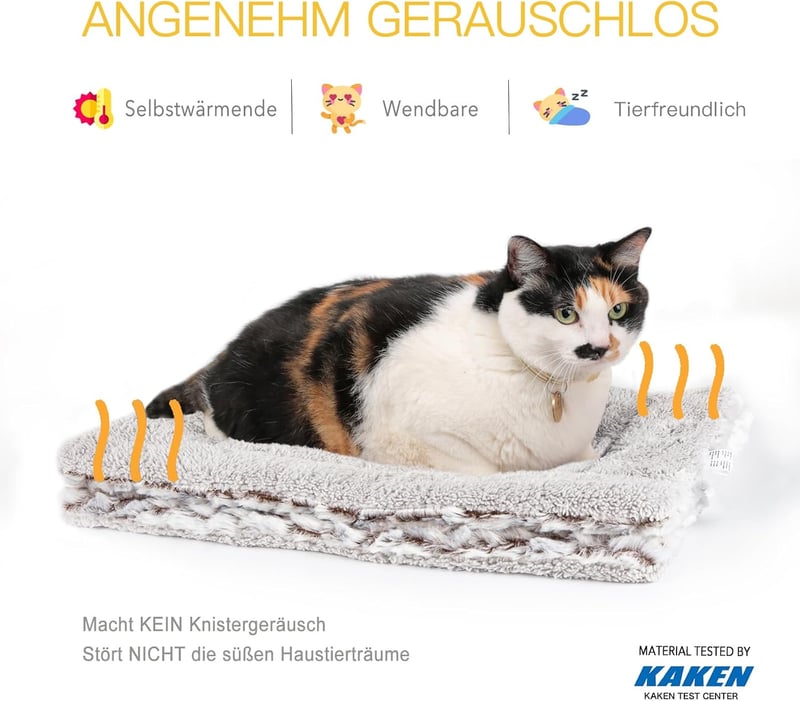 Mora Pets Önmelegítő Macskatakaró, Elektromosság Nélküli, Puha Kétoldalas 70x46cm