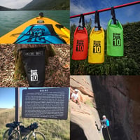 MORAINJAY 30L sárga vízálló táska hosszú vállpánttal kempinghez rafting úszáshoz 5