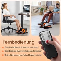 Morelax Mini Ellipszis Tréner Asztal Alatti Elektromos Crosstrainer Otthonhoz 6