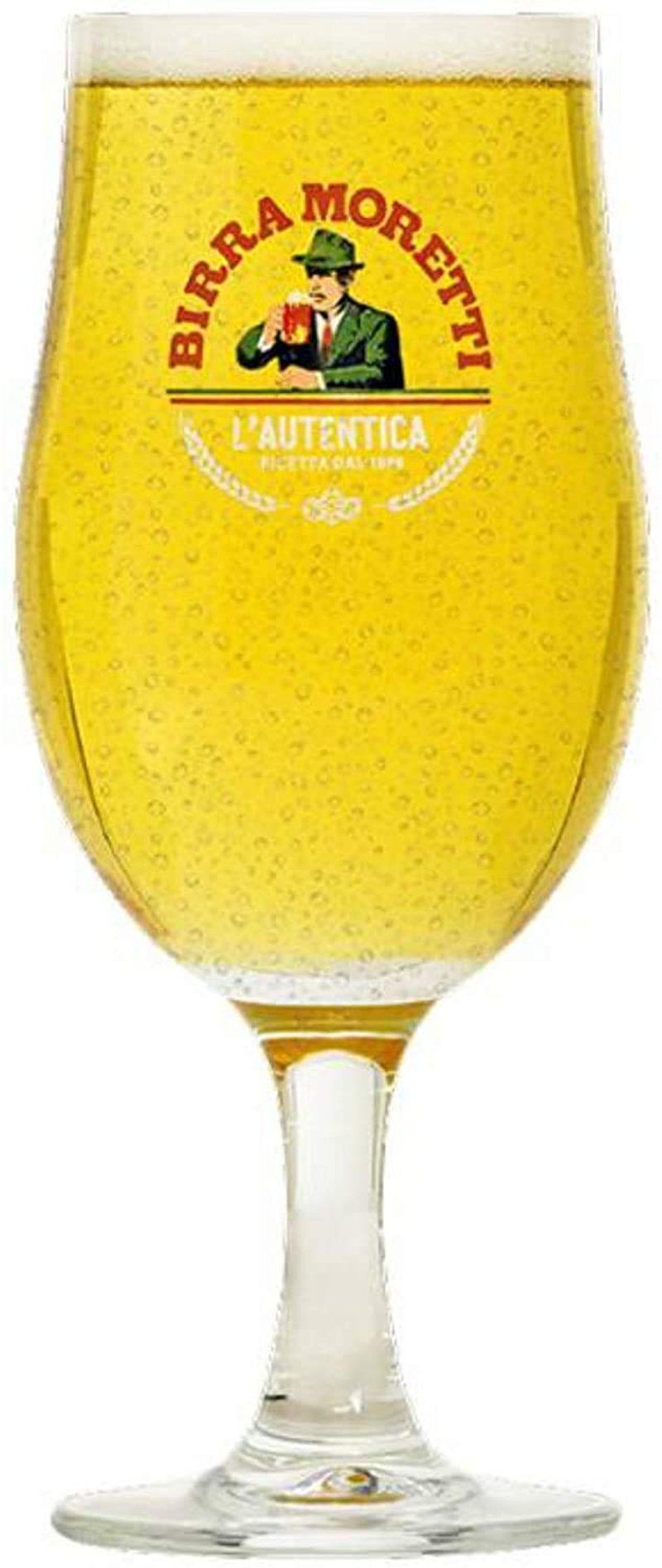 Pohár na pivo Moretti Half Pint 0,2 l – Originálna značková sada pohárov pre maďarskú gastronómiu