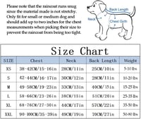 Morezi Dog cipzáras kutyaesőkabát levehető kapucnival - sötétkék - XXL 4