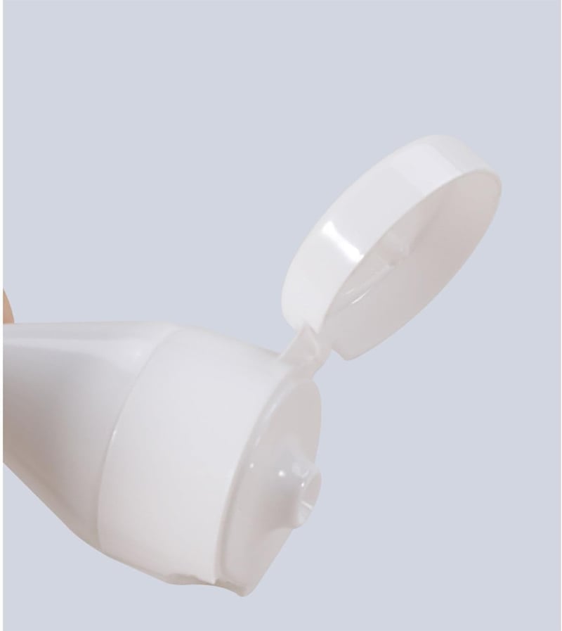 MORICOH 5db Fehér Utazó Tubus 100ml Tölthető Kozmetikai Tartály Krém Lotion Sampon - 100 ml