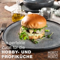 Jedálenská súprava Moritz & Moritz Organic, 18-dielna pre 6 osôb, sivá kameninová súprava tanierov, NEÚPLNÁ: chýba 5 plytkých tanierov (stav: pozri 2. obrázok) 10