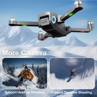 morlyrctooy IDEA16 Drón 4K Kamerával, Kefementes Motorral, 40 km/h Sebesség, 5 GHz WiFi FPV, Szélálló, 2 Akkumulátor, Kezdőknek és Haladókna 4