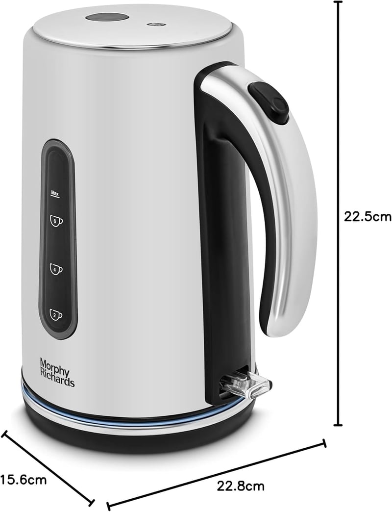 Morphy Richards Motive 1,7 literes vízforraló 3 kW gyorsfőzés automatikus lekapcsolás