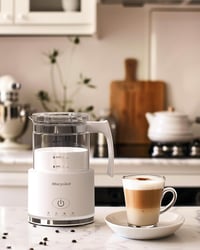 Morpilot 4az1-ben tejhabosító 600W, 500ml, hideg-meleg, üveg, fehér 7