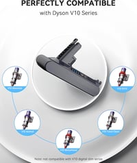 Morpilot 6500 mAh akkumulátor Dyson V10 SV12 porszívóhoz 3