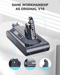 Morpilot 6500 mAh akkumulátor Dyson V10 SV12 porszívóhoz 6