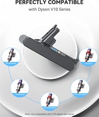 Morpilot Dyson V10 SV12 csereakku 8000 mAh - 2 szűrővel 2