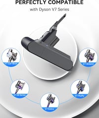 morpilot 8000mAh V7 Akkumulátor Dyson V7 SV11 Animal Motorhead Pro Porszívóhoz - V7 8.0Ah + Filter 3