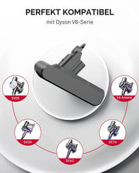 Náhradná batéria Morpilot 8000 mAh pre vysávače Dyson V6 DC62 DC58 DC59 DC61 DC72 DC74 SV03 SV06 SV09 s 2 predfiltrom, 1 výstupným filtrom a skrutkovačom 3