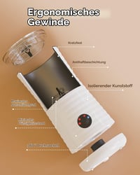 Aparat de spumat lapte electric Morpilot 4 în 1, Automat, pentru lapte cald și rece, Latte, Cappuccino, Macchiato - Alb 6