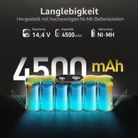 Morpilot NI-MH 4500 mAh csereakkumulátor iRobot Roomba 500/600/700/800 szériához 3