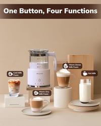 Morpilot Tejhabosító Elektromos Kávéhoz és Cappuccinohoz 2