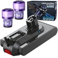 Náhradná batéria Morpilot V11 25,2 V 8000 mAh pre vysávače SV15 SV16 V11 Outsize Absolute Extra Pro Fluffy Extra Torque Drive Animal s 2 filtrami 1