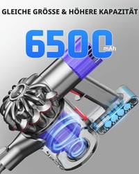 Zamjenska baterija Morpilot 6500 mAh V7 za usisavač Dyson V7 SV11 Animal Motorhead Pro Trigger Fluffy s 2 filtera 6,5 Ah 2