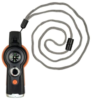 Unealtă multifuncțională 6 în 1 Moses Expedition Natur, instrument de supraviețuire pentru drumeții, accesoriu pentru camping outdoor, negru-portocaliu