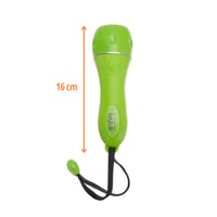 Robustná LED baterka Moses Expedition – nárazuvzdorná, na kempovanie, outdoor a turistiku, zelená 4