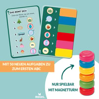 Moses Klick Klack Klug prvý ABC rozširujúci set – magnetická vzdelávacia hra pre predškolákov od 5 rokov, pedagogicky testovaná 2
